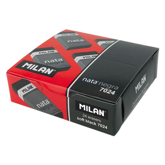 Milan γόμα nata® μαύρη μαλακή 7024