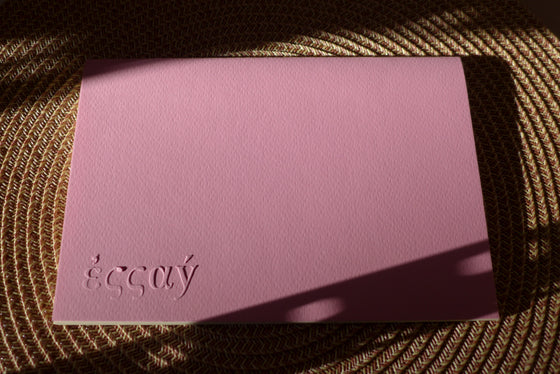 Σημειωματάριο καρφίτσα Rosa με 64 Chamois cream σελίδες χωρίς γραμμές 14x20 εκ.  (1+1 Δώρο)