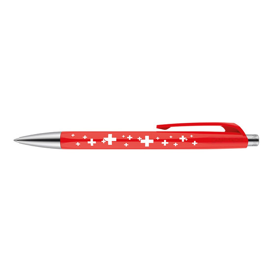 Caran D' Ache Στυλό ballpoint 888 Infinite - Κόκκινο Swiss Cross