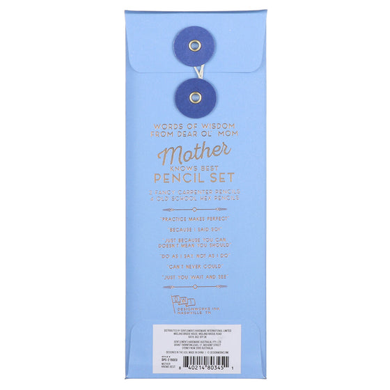 Σετ μολυβιών "Mother Knows Best"  - Designworks Ink