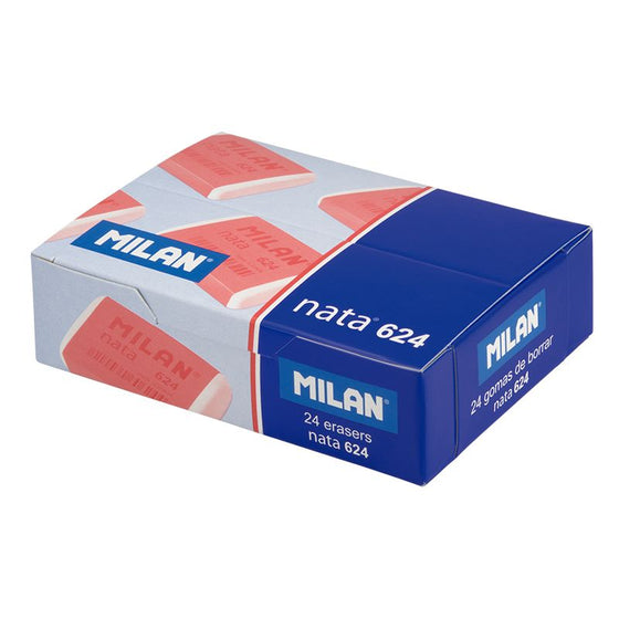 Milan γόμα nata® λευκή μαλακή 624