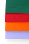 "Paper Set" 4 σημειωματάρια/κουμπί με 40/1 Chamois cream σελίδες χωρίς γραμμές
