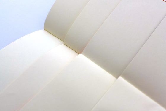 "Paper Set" 4 σημειωματάρια/κουμπί με 40/1 Chamois cream σελίδες χωρίς γραμμές