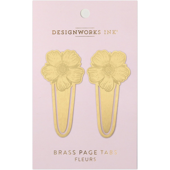 Μεταλλικοί Σελιδοδείκτες Fleurs - Designworks Ink