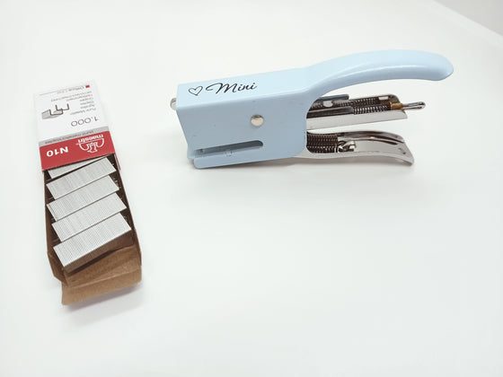 Συρραπτικό Maestri Mini Plier No.10 - Γαλάζιο παστέλ
