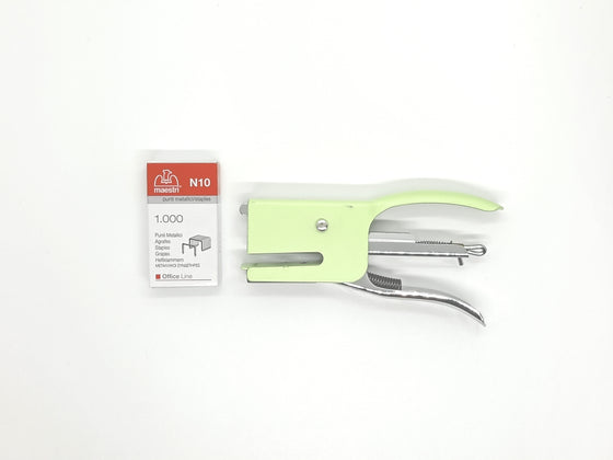 Συρραπτικό Maestri Mini Plier No.10 - Πράσινο παστέλ
