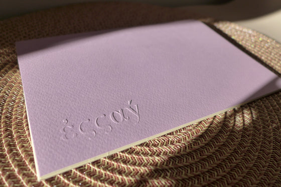 Σημειωματάριο καρφίτσα Lilla με 64 Chamois cream σελίδες χωρίς γραμμές 14x20 εκ.  (1+1 Δώρο)