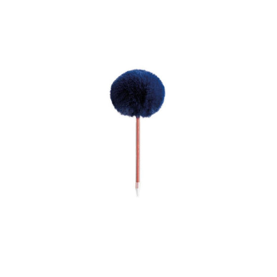 Στυλό ballpoint Miquelrius Spring - με χνουδωτό pom pom