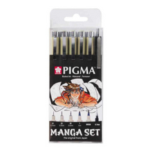  Manga Japan Set - Πενάκια σχεδίου Sakura Pigma Micron 6 τεμάχια