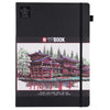 Σημειωματάριο σκίτσου Royal Talens Sakura Μαύρο 21x30cm 140gr