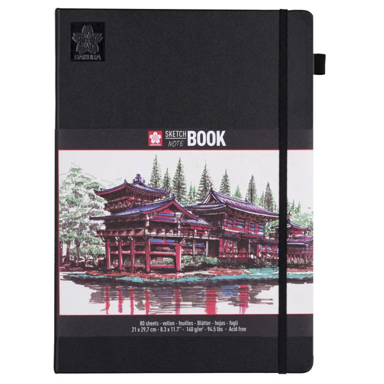 Σημειωματάριο σκίτσου Royal Talens Sakura Μαύρο 21x30cm 140gr